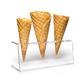 Ice Cream 3 Hole Cone Stand Plexiglass(5mm) x 1